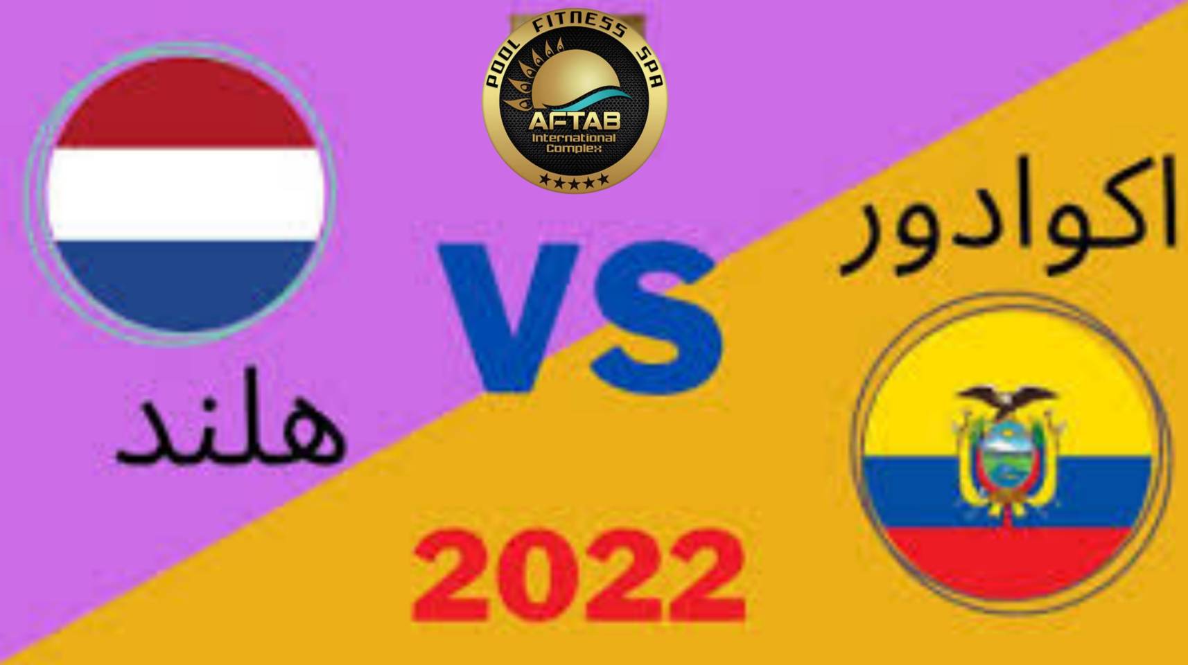 پیش بازی هلند اکوادور