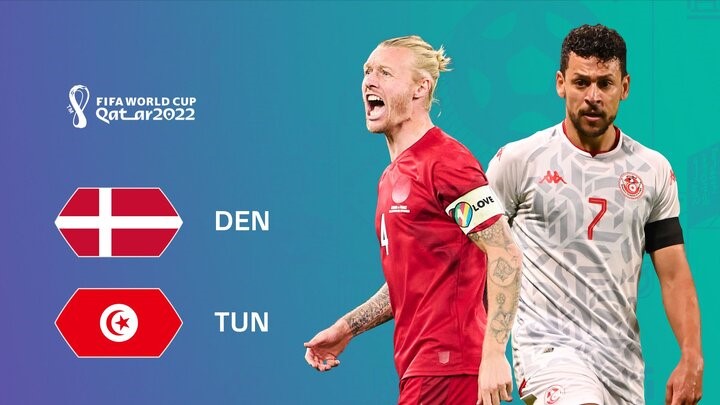 بازی دانمارک و تونس | جام جهانی 2022 قطر