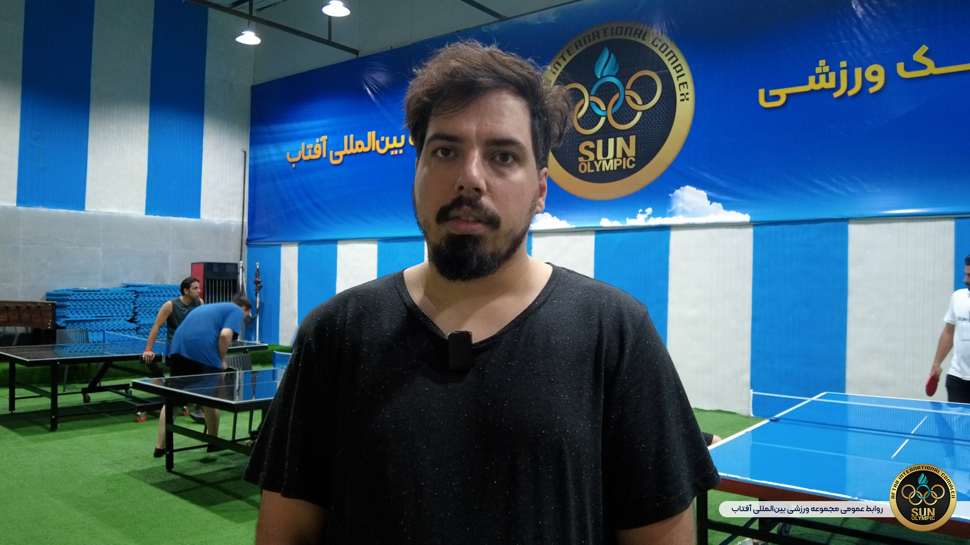 محمدرضا ذاکری نفر دوم مسابقات تنیس روی میز آقایان المپیک آفتاب