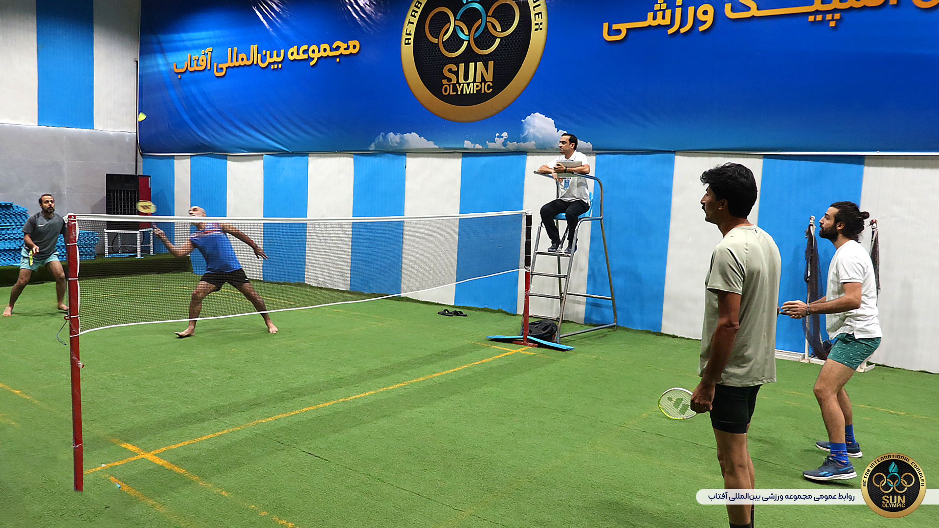 ادامه مسابقات بدمینتون دونفره آقایان المپیک آفتاب