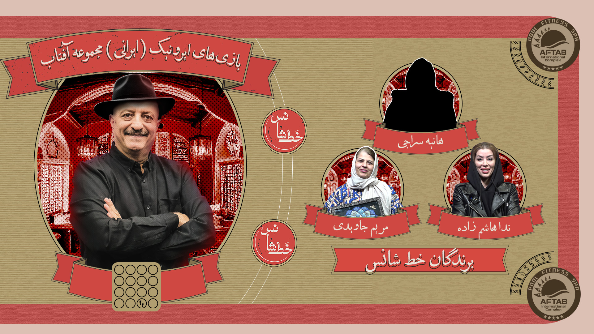 رقابت خوش‌شانس‌ترین‌ خانومای آفتاب - بازی خط شانس - هفته سوم بازی‌های ایرونیک